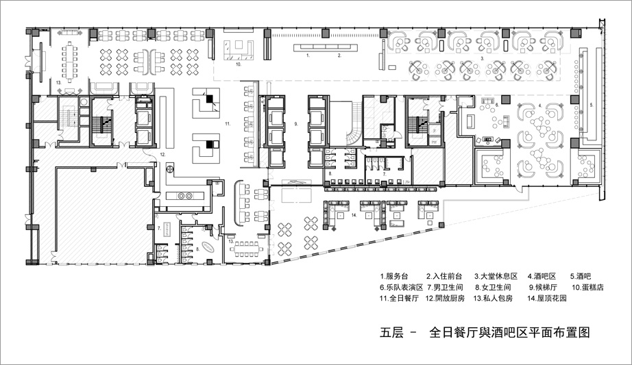 酒店空间，硬石酒店，深圳硬石酒店，设计酒店，摇滚风酒店设计，主题酒店