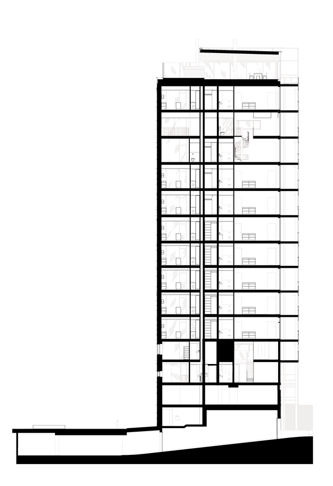 住宅空间，青年公寓设计，商业空间，建筑改造，芬兰仓筒公寓/PAVE Architects