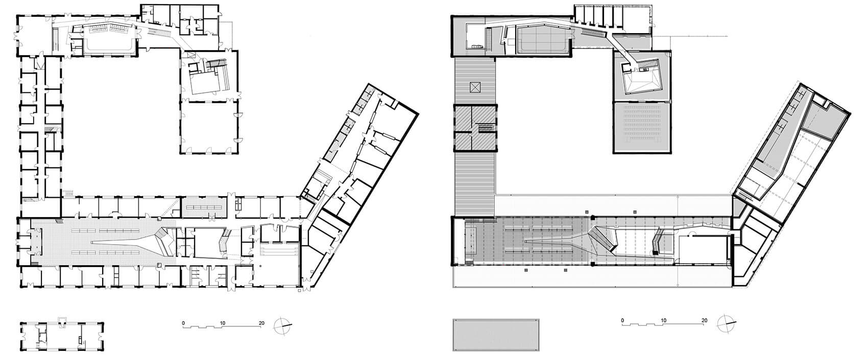 公共空间，文化遗产建筑的修复与改造，建筑改造，建筑综合体，老矿场改造文化中心，Nord-Pas-de-Calais矿场改造