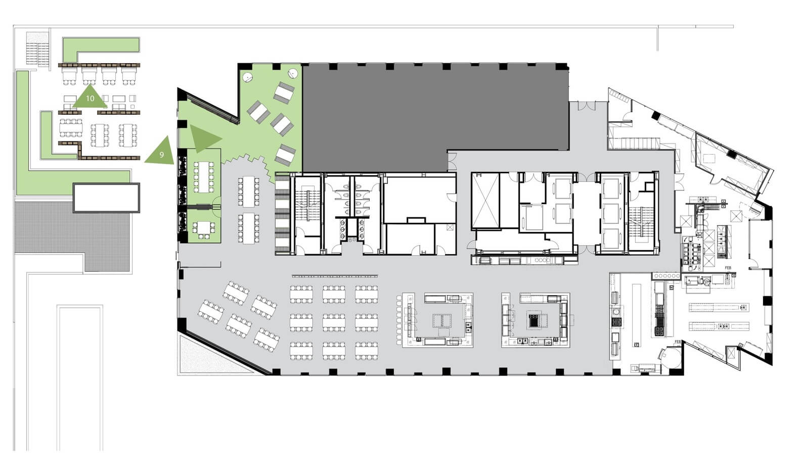 办公空间，办公室设计，建筑改造，办公室改造设计，美国加州Adobe总部设计，科技公司办公室设计