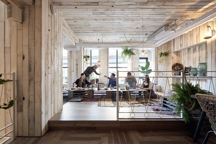 餐饮空间，台北餐厅设计，台北薄多义餐厅，HAO design，好室设计