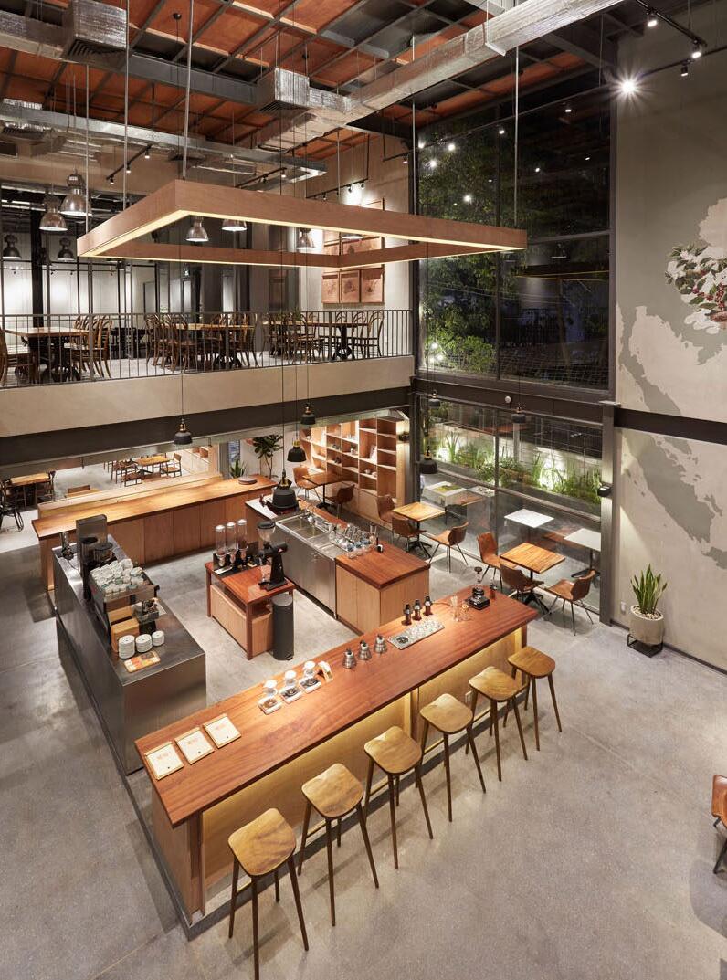 餐饮空间，咖啡厅设计，国外咖啡店设计，泰国The Coffee House，Bo Design＆Construction