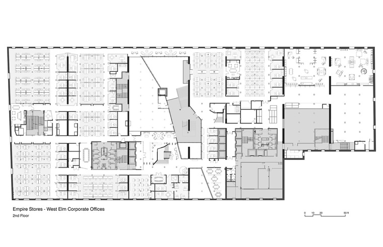 办公空间，国外办公室设计，West Elm办公室设计，家居连锁店设计，总部设计，纽约