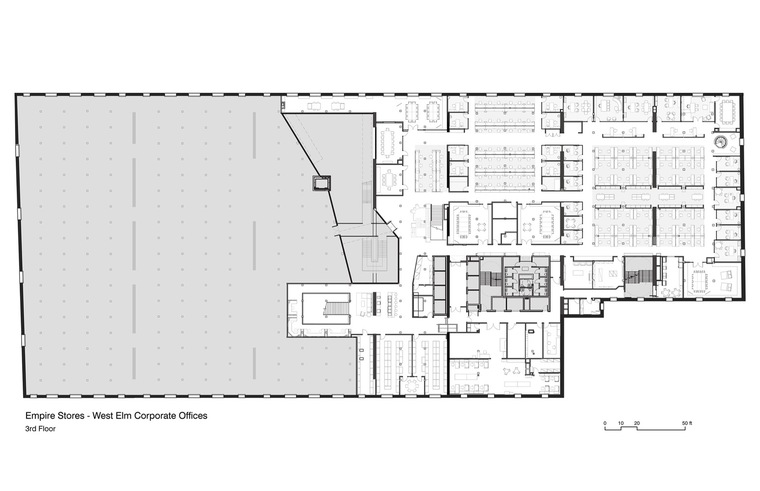 办公空间，国外办公室设计，West Elm办公室设计，家居连锁店设计，总部设计，纽约