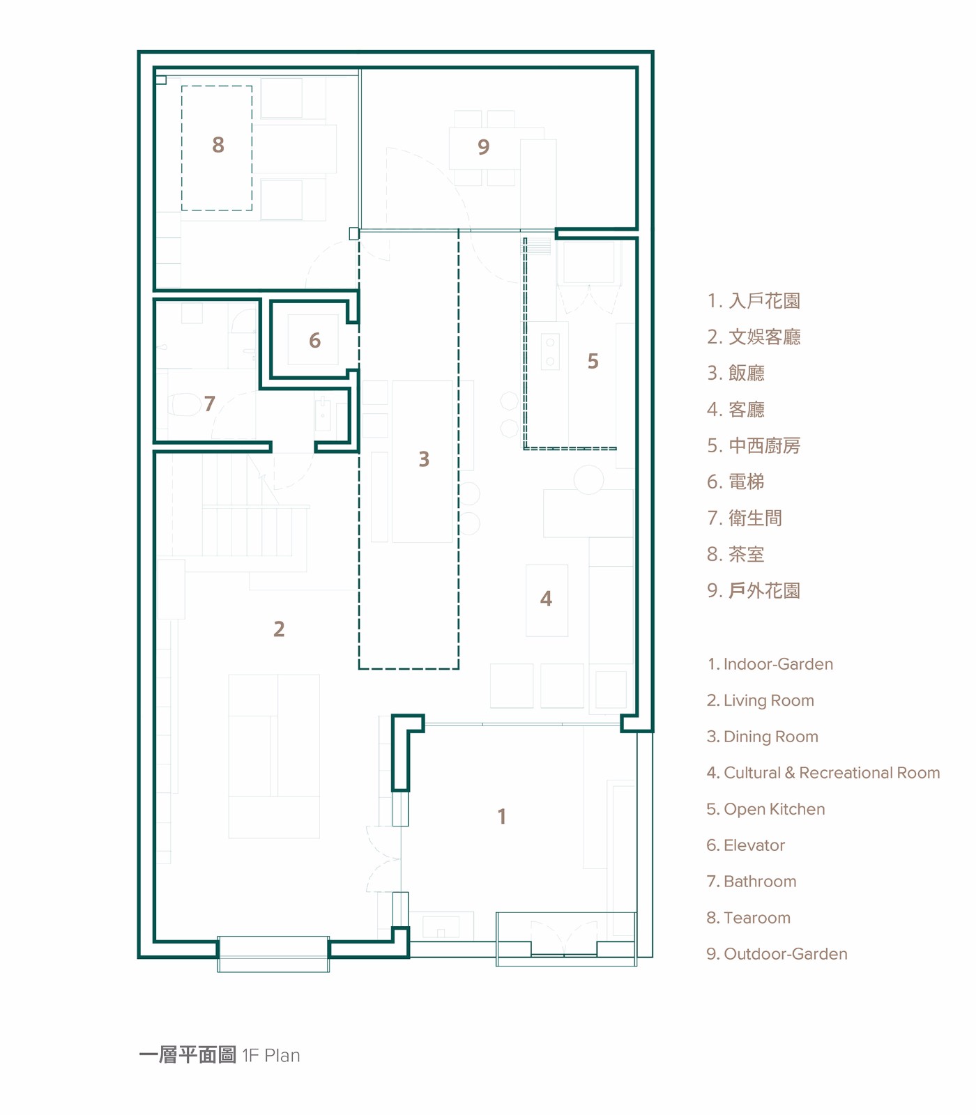 住宅空间，住宅改造设计，广州无界之居，广州小洋房改造设计，建筑改造，住宅改造设计，汤物臣．肯文创意集团