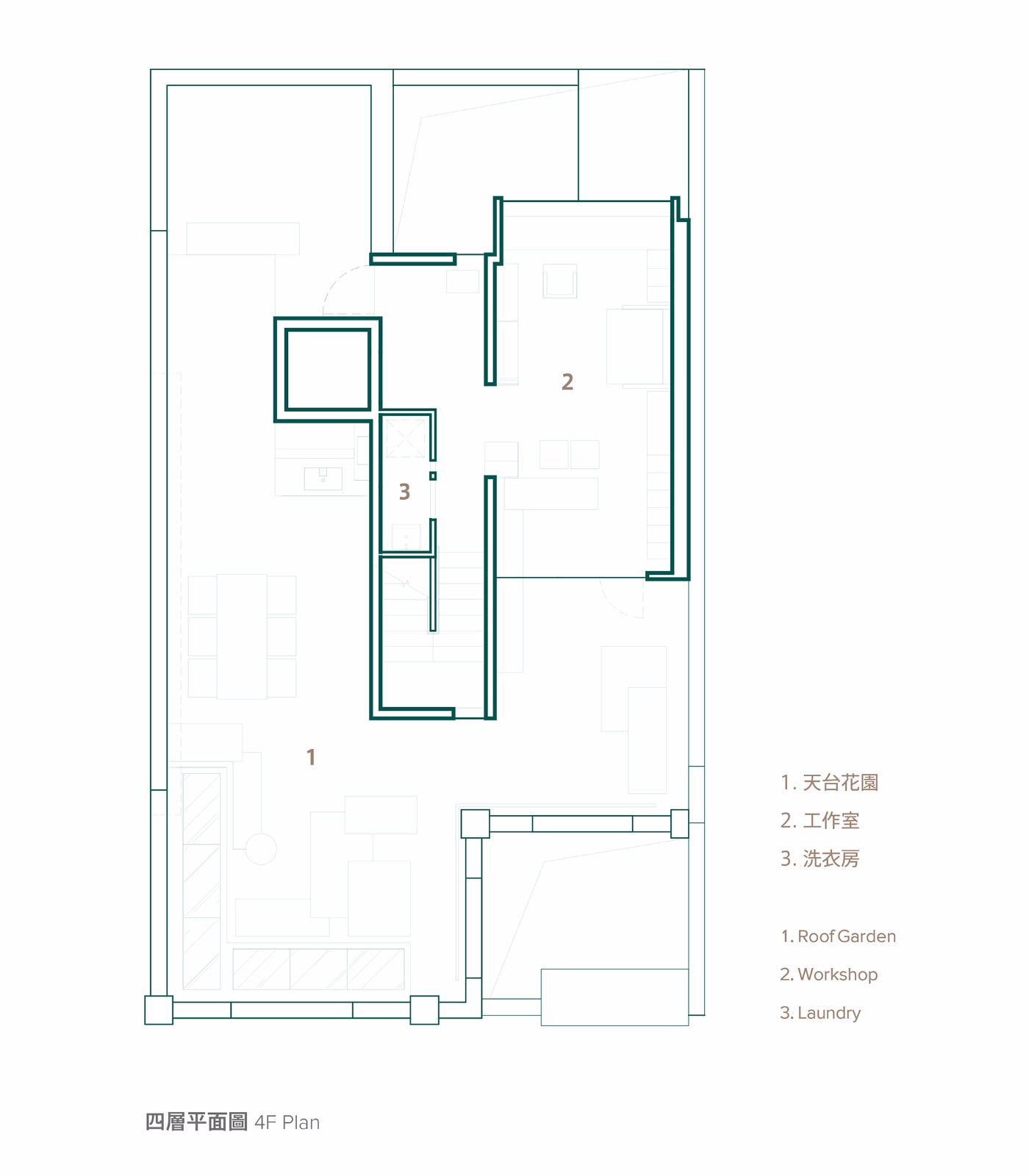 住宅空间，住宅改造设计，广州无界之居，广州小洋房改造设计，建筑改造，住宅改造设计，汤物臣．肯文创意集团