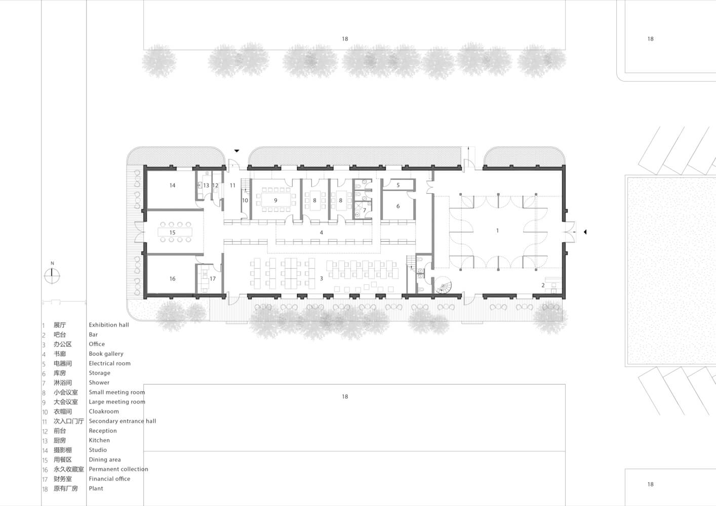 办公空间，建筑改造，办公室改造设计，Lens 北京总部办公室设计，北京办公室设计，迹•建筑事务所（TAO）