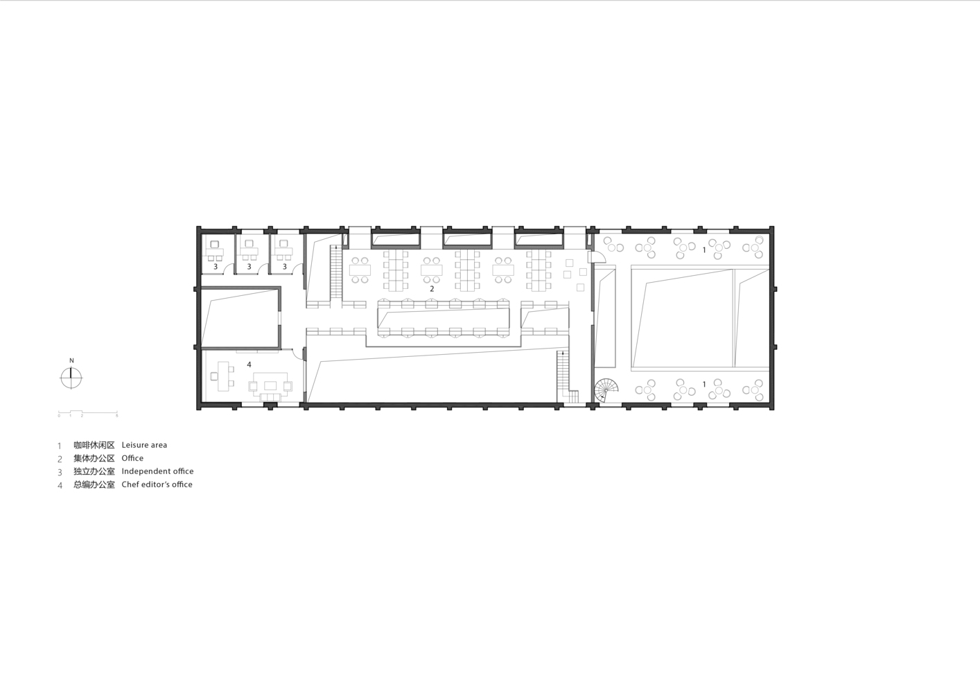 办公空间，建筑改造，办公室改造设计，Lens 北京总部办公室设计，北京办公室设计，迹•建筑事务所（TAO）