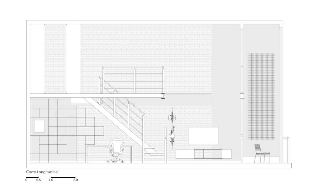 住宅空间，私人住宅空间设计，公寓设计，loft工业风住宅，单身公寓设计，挑高设计，单身男子公寓