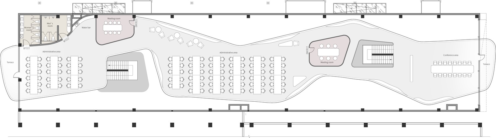 办公空间，国内办公室设计，马蜂窝办公室设计，马蜂窝总部二期办公空间，北京办公室设计