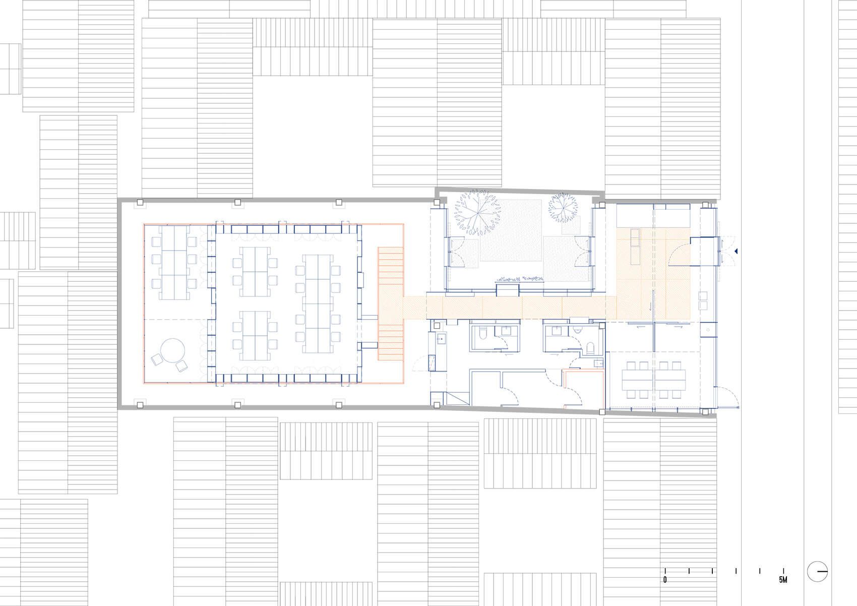 办公空间，多功能空间，PAGEONE办公室与艺文展场，建筑改造，胡同改造设计，商业与办公空间，文创空间