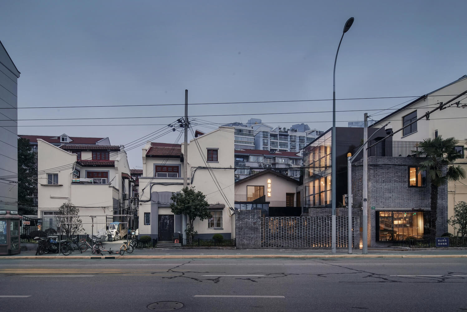 酒店空间，招待所改造设计，建筑改造，空间重构，上海渝舍印象，城市民宿设计，民宿设计