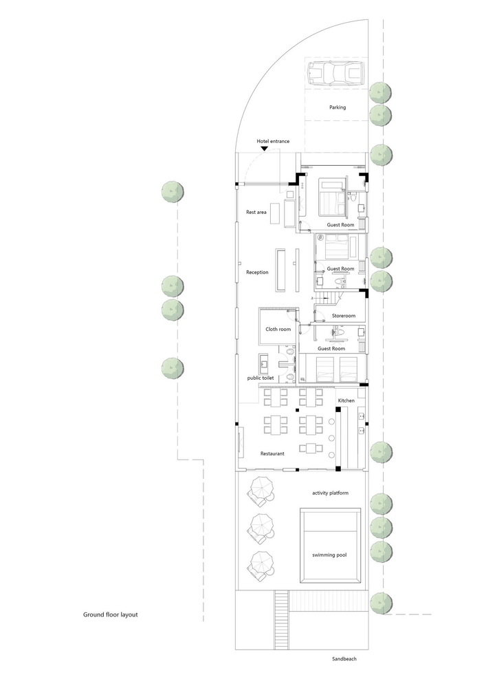 酒店空间，三亚酒店设计，建筑改造酒店设计，设计酒店，三亚•六甲酒店SIXX Hotel，度假酒店设计