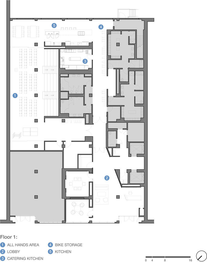 办公空间，办公室设计，建筑改造办公室设计，厂房改造，Under Armour办公室设计