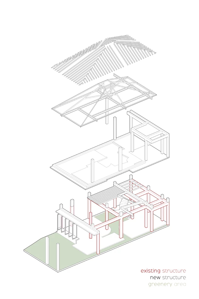 住宅空间设计，私人住宅空间，现代住宅设计，越南排屋设计，120平米住宅设计