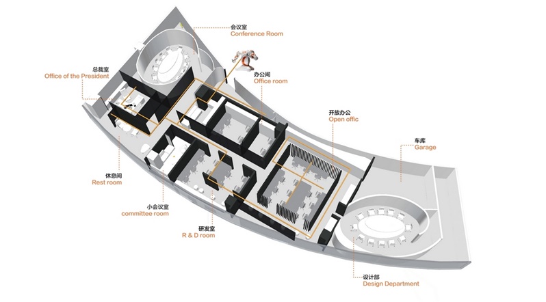 办公空间，办公室设计，国内办公室，科技公司办公室，CUN寸DESIGN