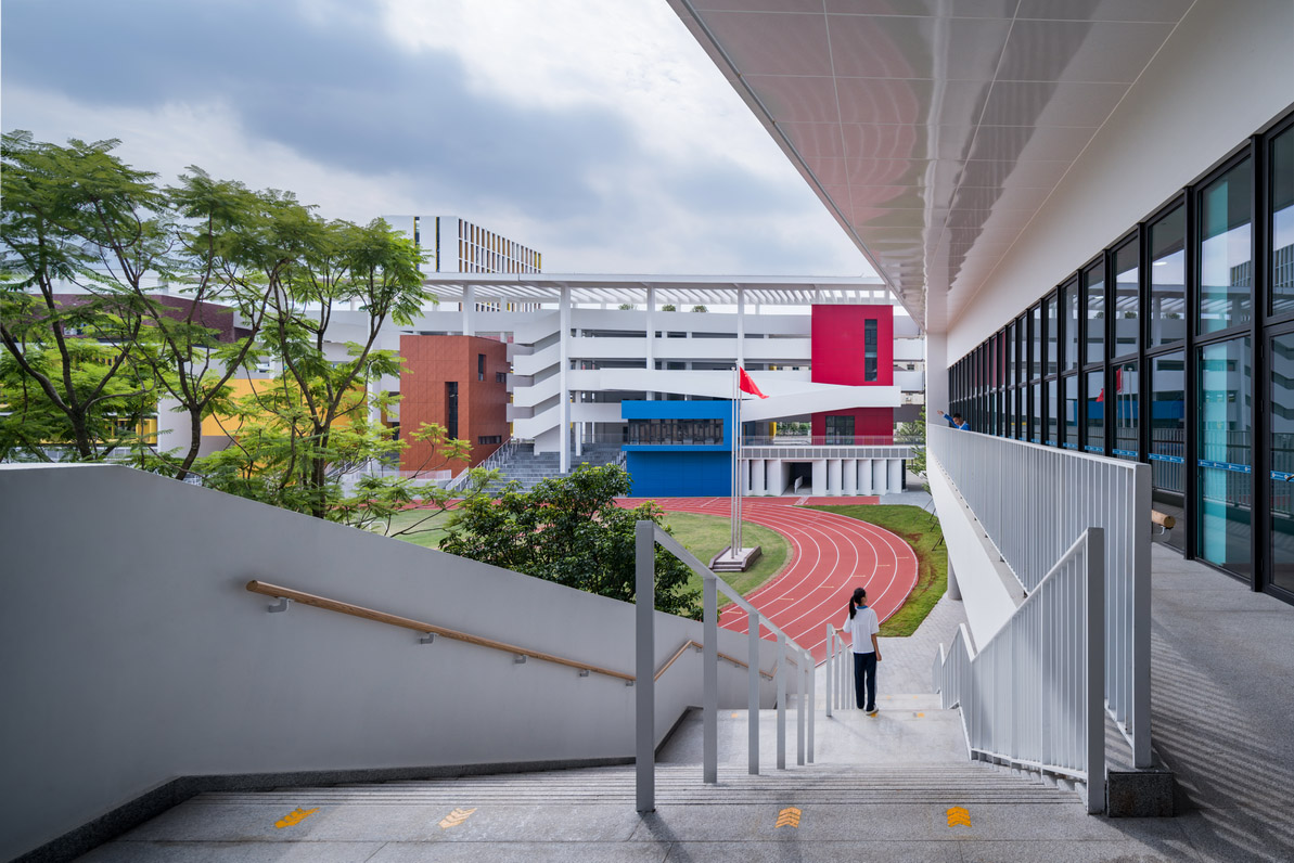 建筑设计，筑博设计&联合公设，华中师范大学附属龙园学校，学校设计，深圳学校设计