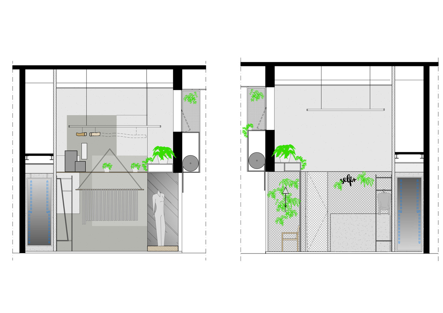 商业空间，Self+品牌，品牌实体店设计，Kube Arquitetura ，里约热内卢