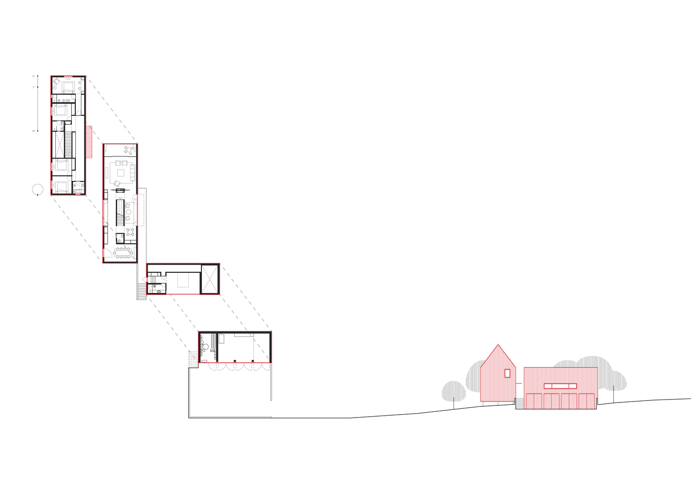 住宅空间，住宅设计，国外住宅空间设计，葡萄牙，Rebelo Andrade