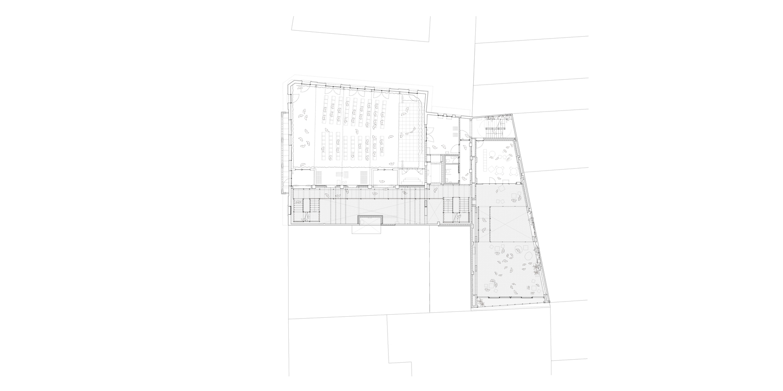 建筑改造，市民中心，巴塞罗那，harquitectes，密斯奖