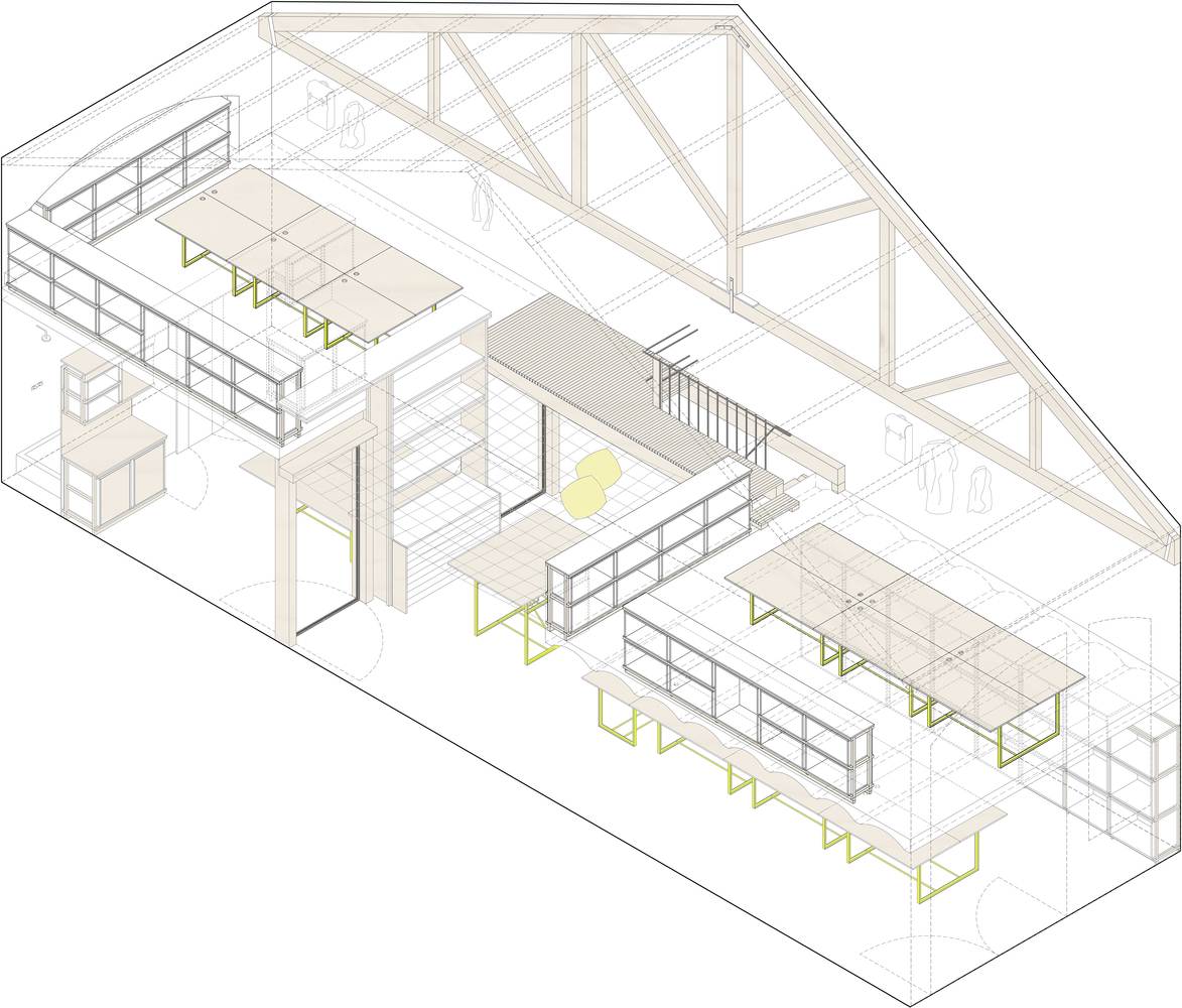 办公空间，建筑改造，设计工作室，loft工作室