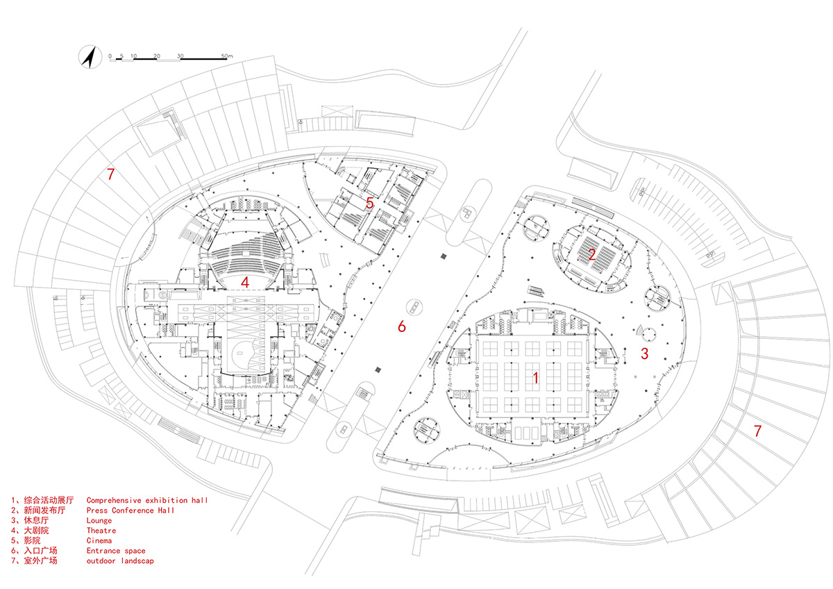 浙江大学建筑设计研究院，德清联合国全球地理信息管理论坛永久会址，公共建筑，建筑设计，国内公共建筑设计