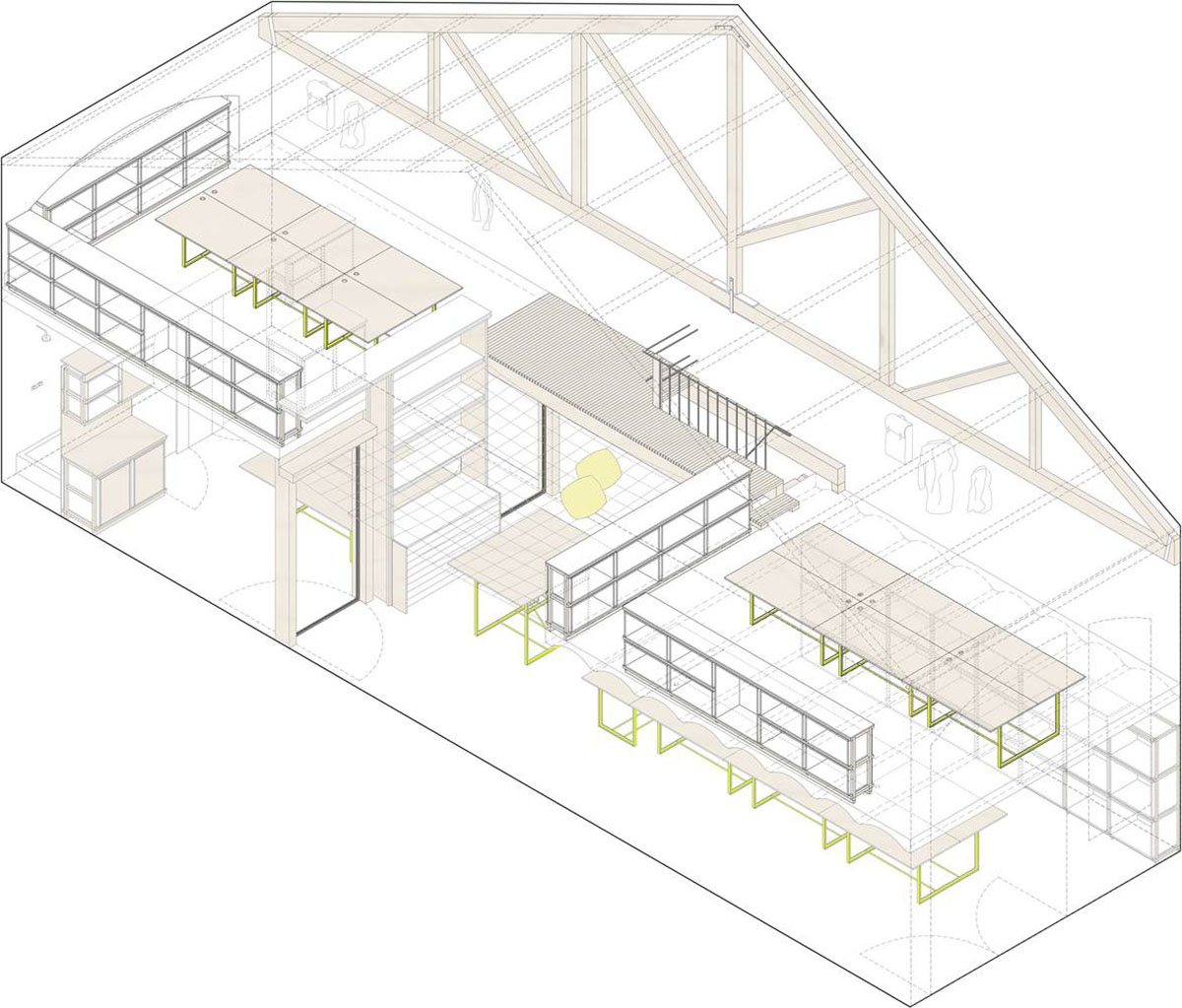 建筑改造，办公室设计，工作室设计，阁楼工作室，仓库改造设计