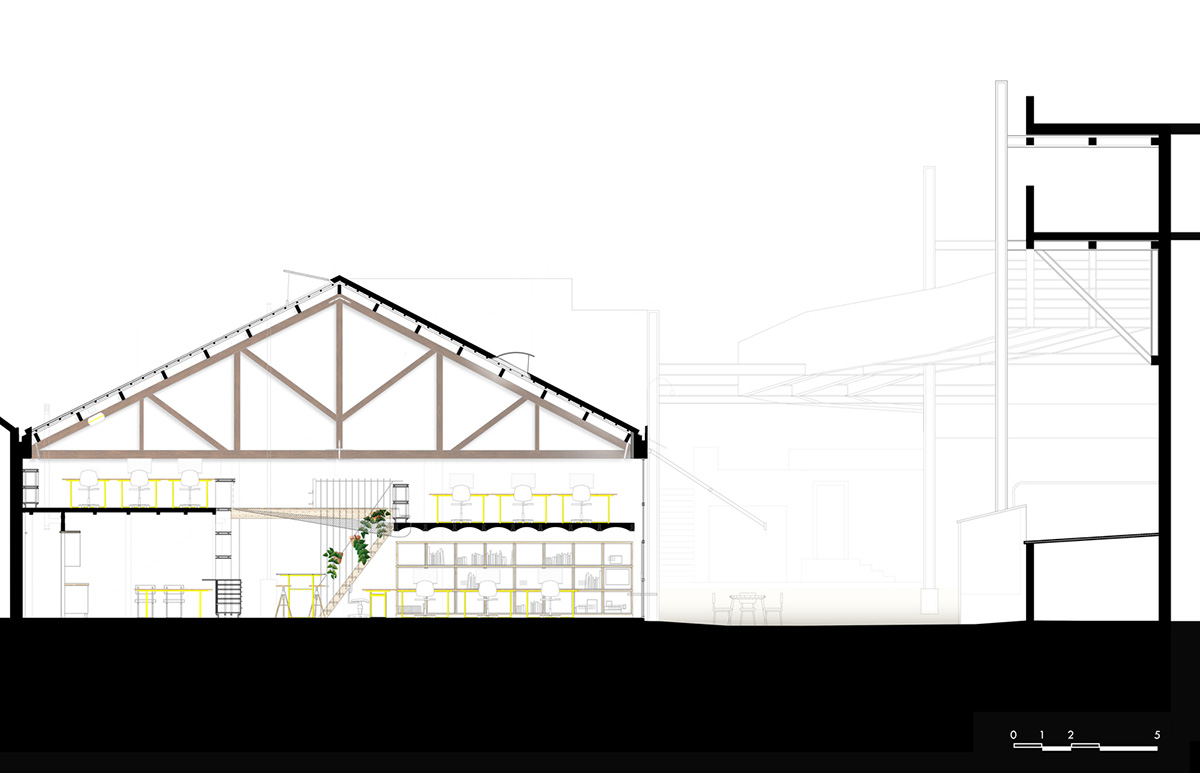 建筑改造，办公室设计，工作室设计，阁楼工作室，仓库改造设计