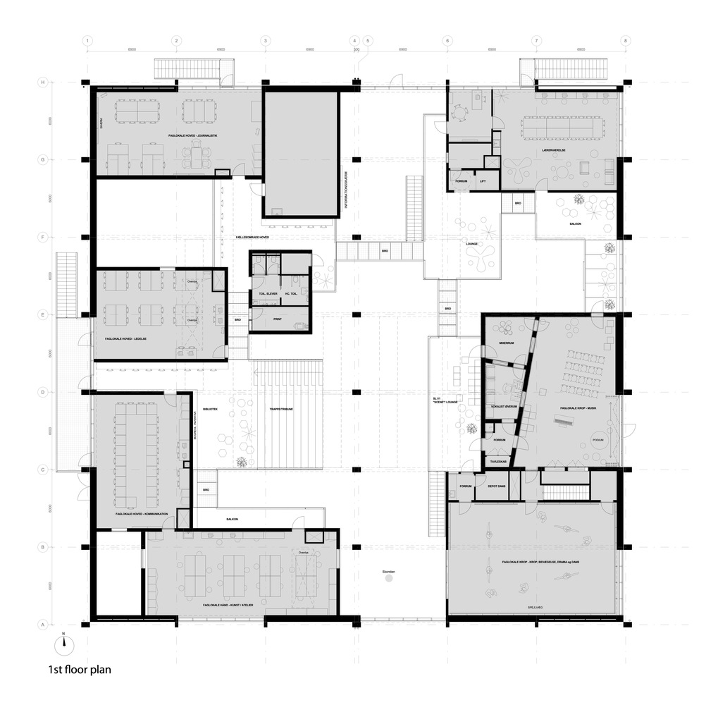 建筑空间，建筑设计，国外建筑空间设计，学校设计，COBE & MVRDV，丹麦