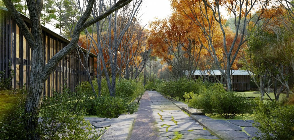 酒店空间，度假村，京都安缦，Kerry Hill