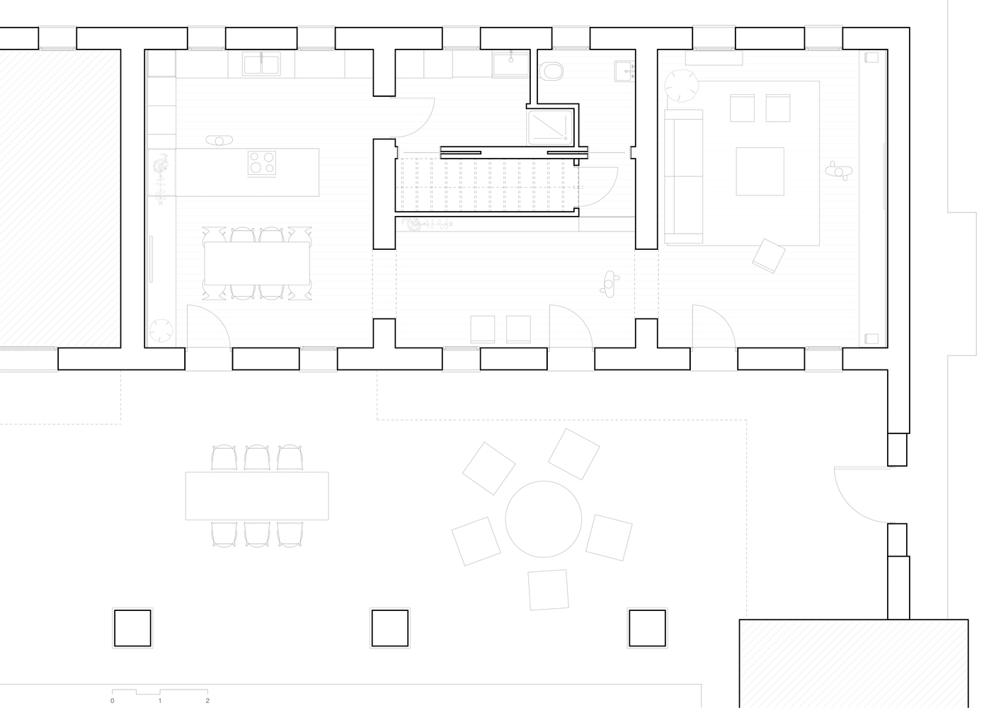 住宅空间，住宅设计，威尼斯，意大利，国外住宅空间设计，Didonè Comacchio Architects