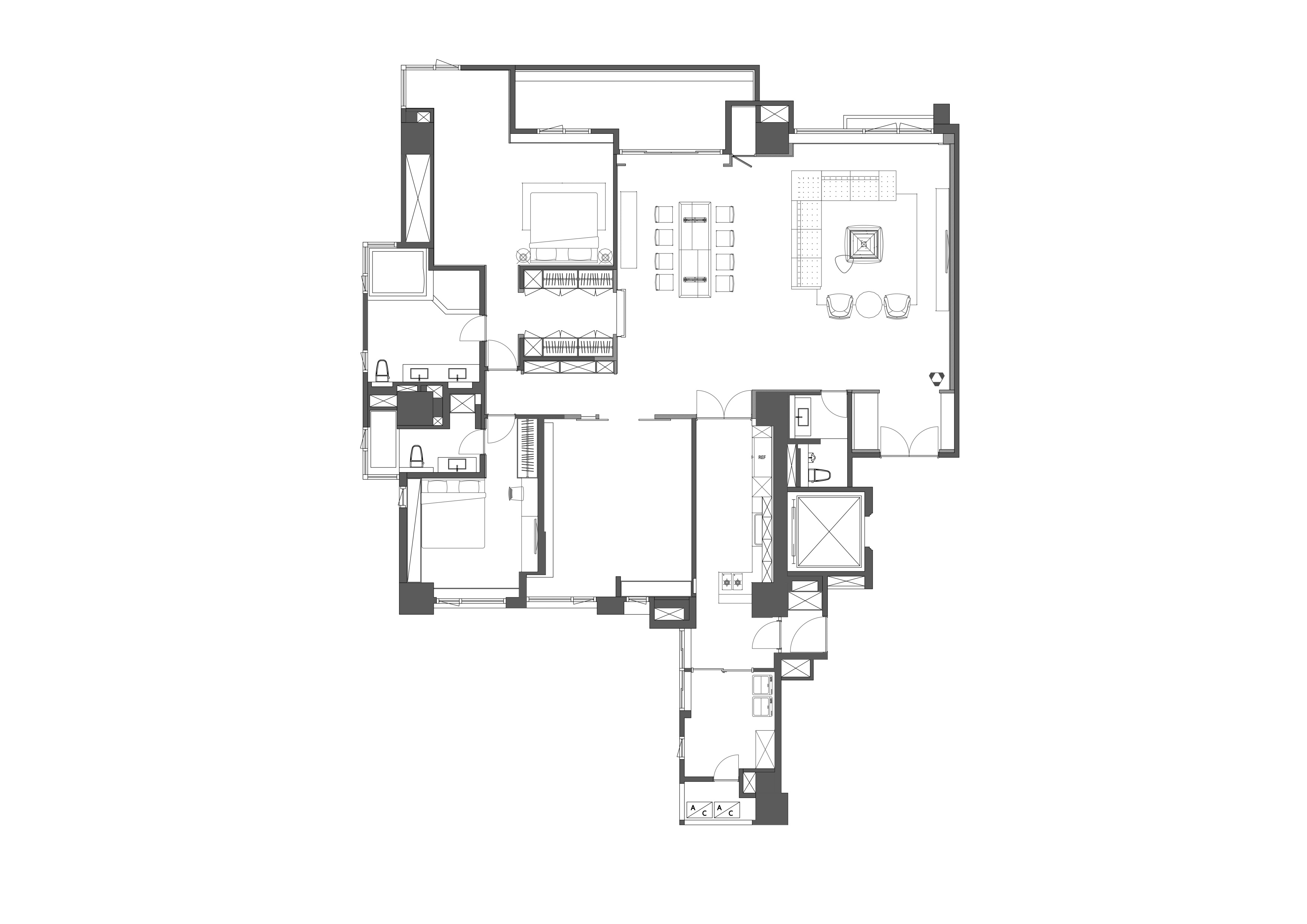 住宅空间，分子设计，台湾设计，台中，国内住宅设计