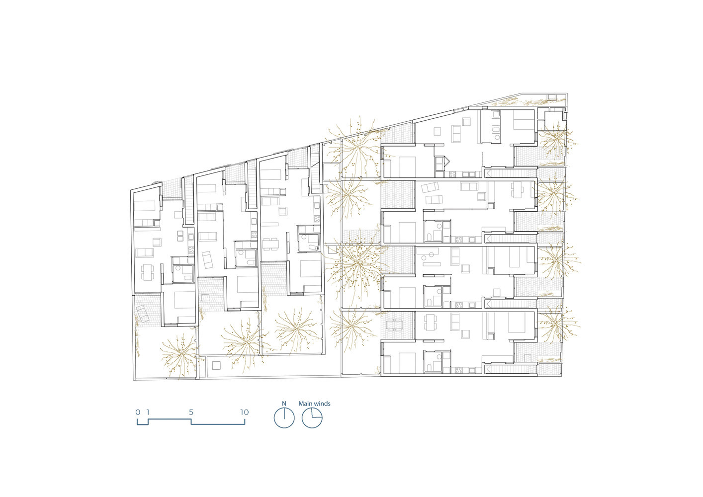 住宅空间，社会住宅，国外住宅空间，公寓设计