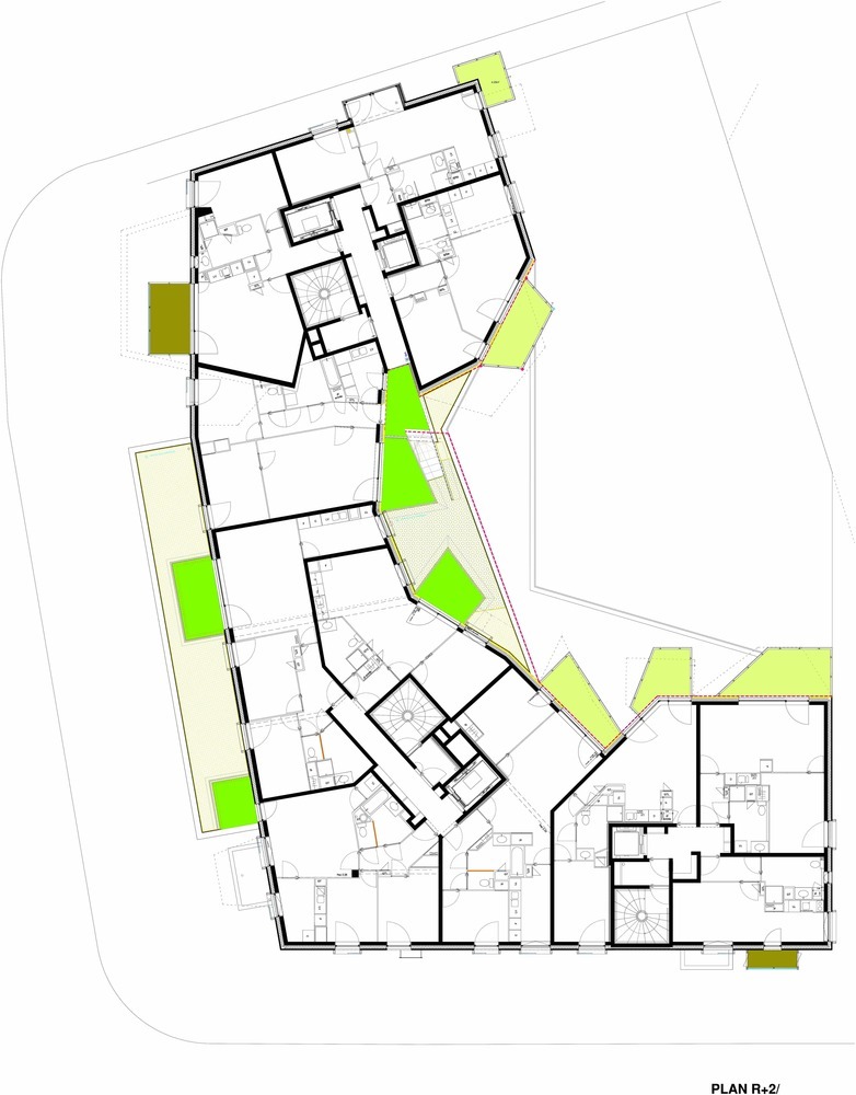 住宅空间，社会住宅，国外住宅空间，公寓设计