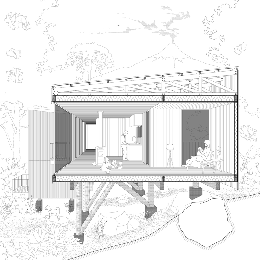 住宅空间，国外住宅设计，现代风格，智利，Alejandro Soffia