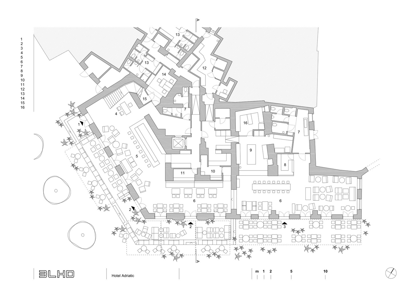 酒店空间，国外酒店设计，克罗地亚，Adriatic，3LHD