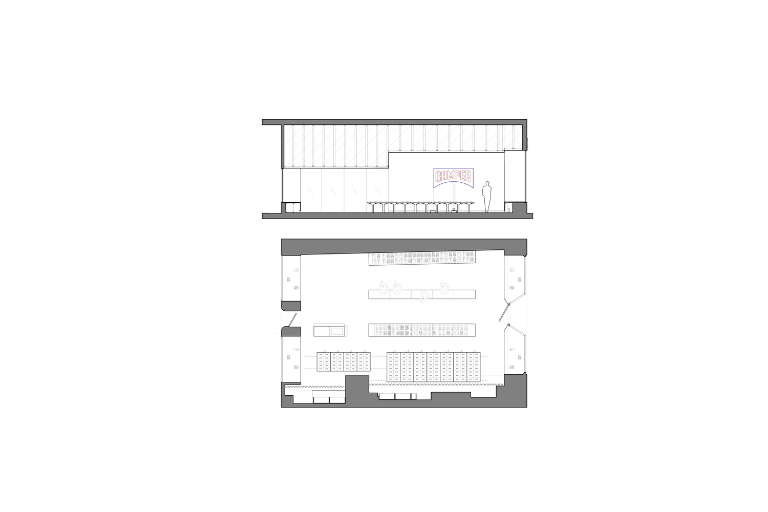 商业空间，纽约，camper商店，专卖店，零售空间