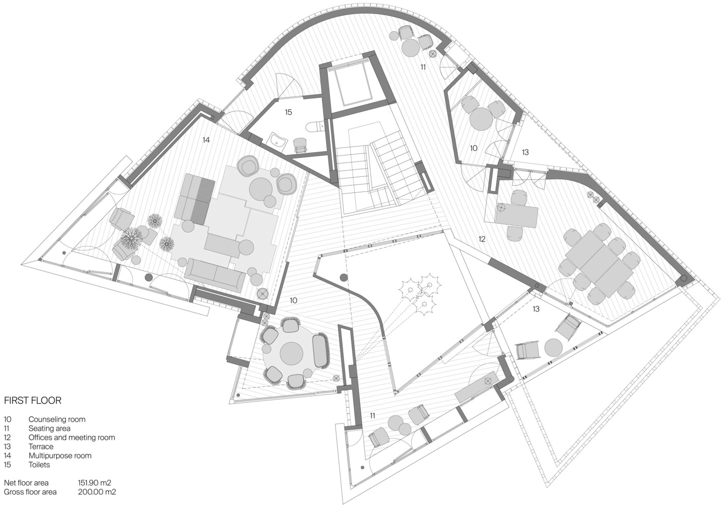 公共空间，医疗建筑，医疗设施，Miralles Tagliabue EMBT，巴塞罗那，癌症治疗中心