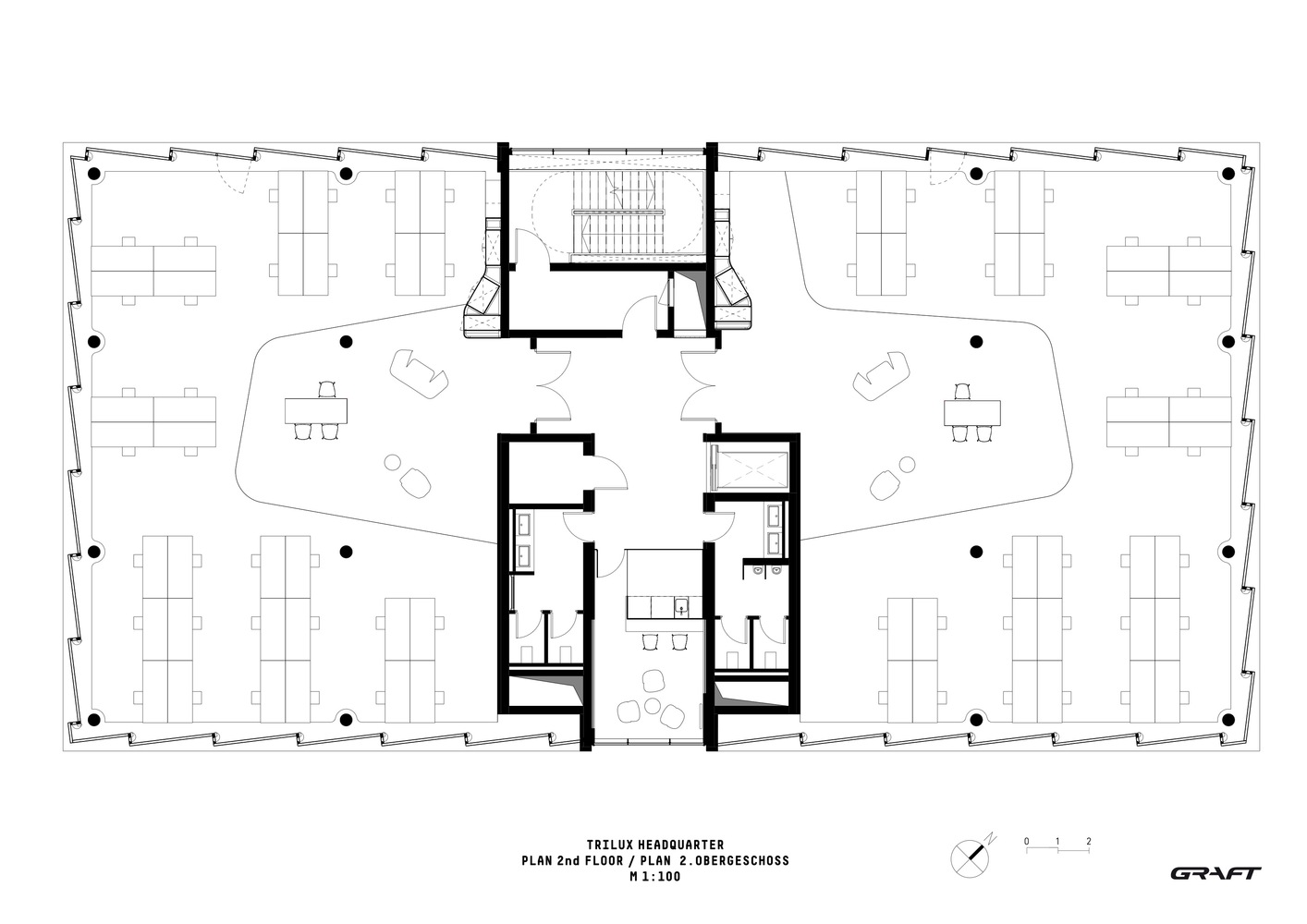 办公空间，国外办公室设计，Graft Architects，德国，灯具集团办公室