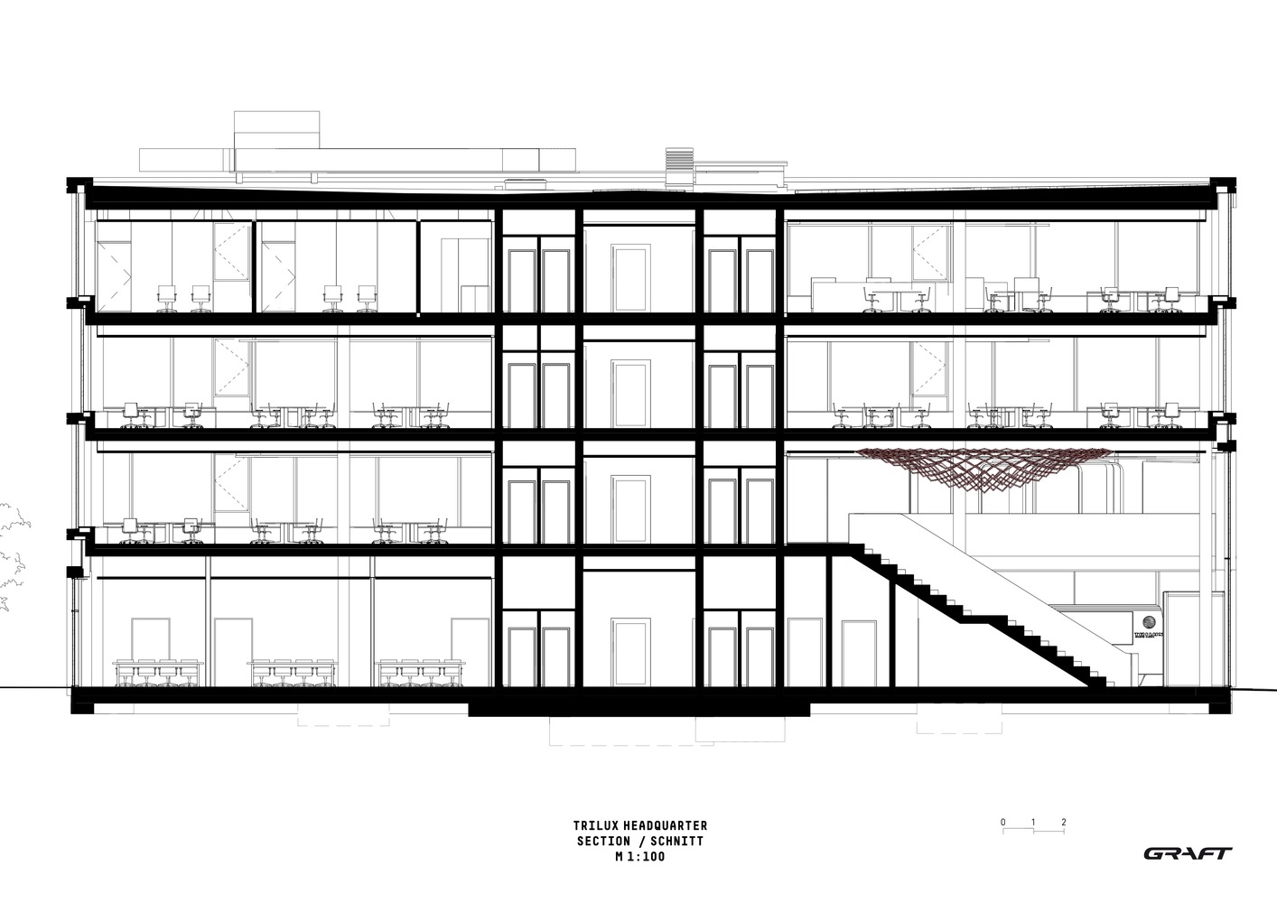 办公空间，国外办公室设计，Graft Architects，德国，灯具集团办公室