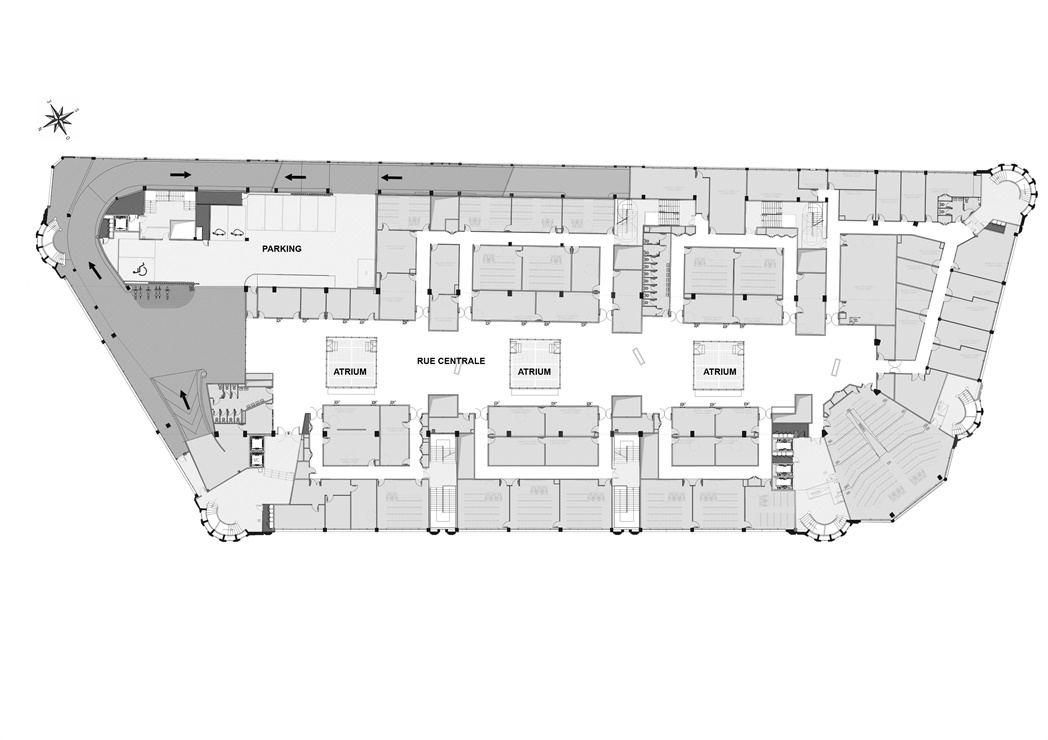 修迪建筑设计，SUD Architectes，建筑改造，法国，雪铁龙Citroën，车库改造