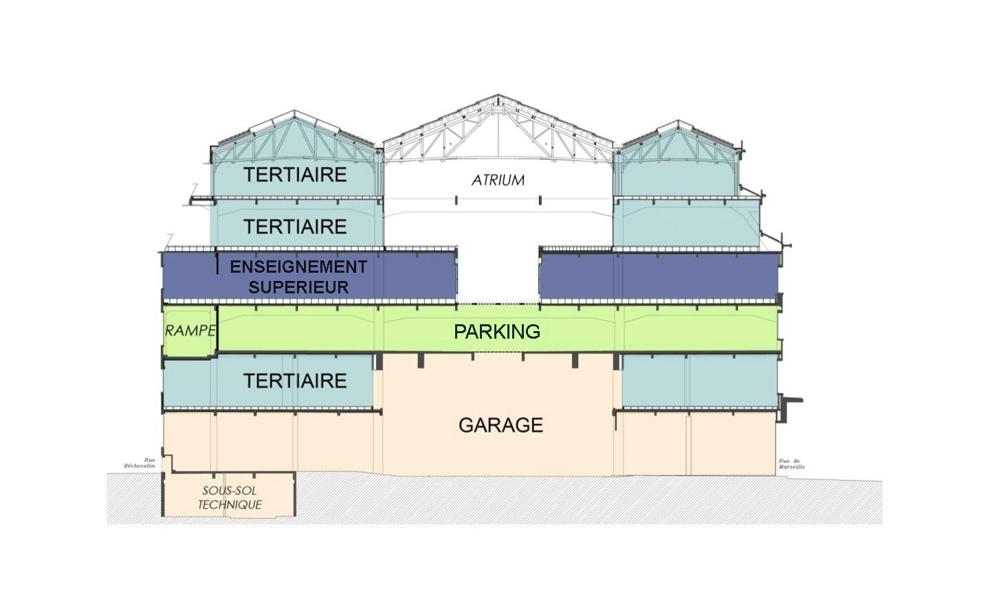 修迪建筑设计，SUD Architectes，建筑改造，法国，雪铁龙Citroën，车库改造