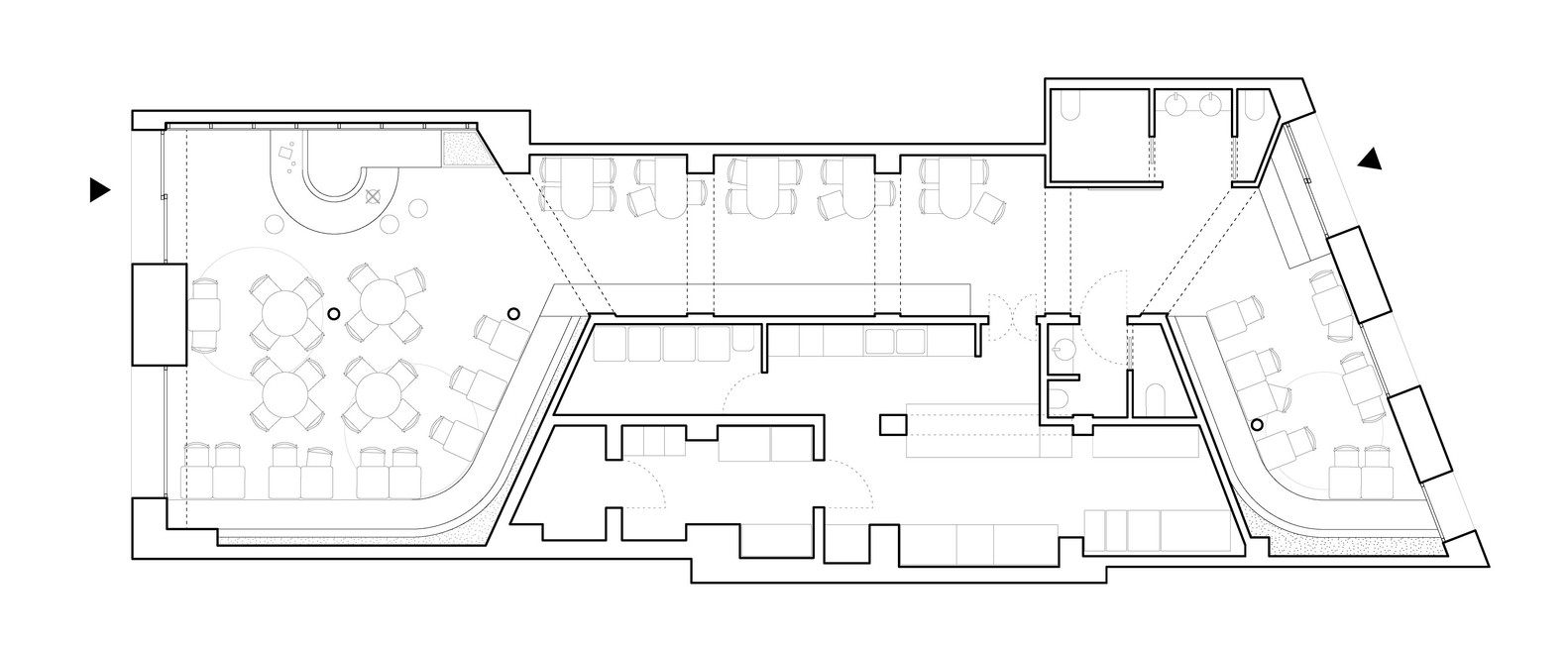 餐饮空间，国外餐厅设计，西班牙，餐厅，MESURA，Bunsen