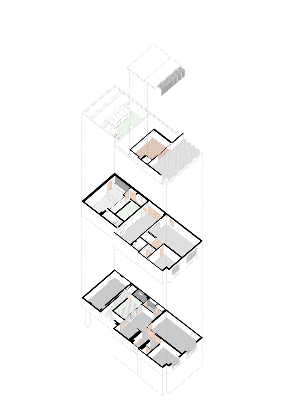 左通右达建筑工作室，北京，住宅工作室，Apartment 55，项目投稿