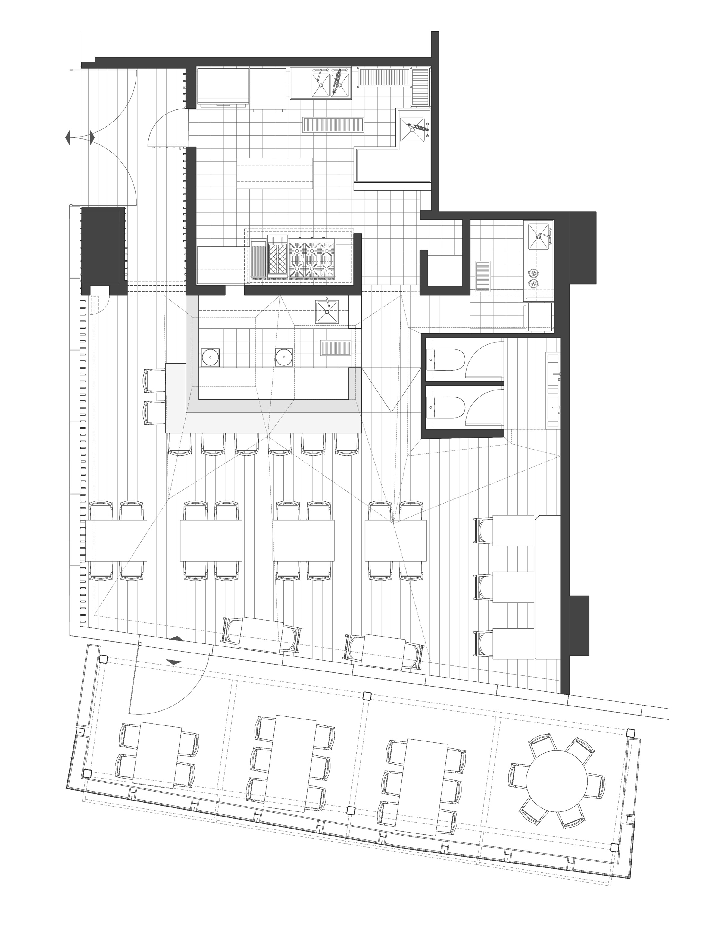 餐饮空间，寿司餐厅设计，墨西哥，Michan Architecture，寿司吧