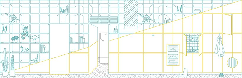 住宅空间，小宅概念，小户型，公寓设计，paradigma ariadne