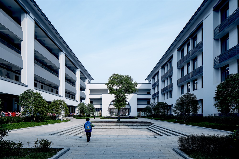 小学校园设计，江苏溧阳，小学，校区，浙江大学建筑设计研究院