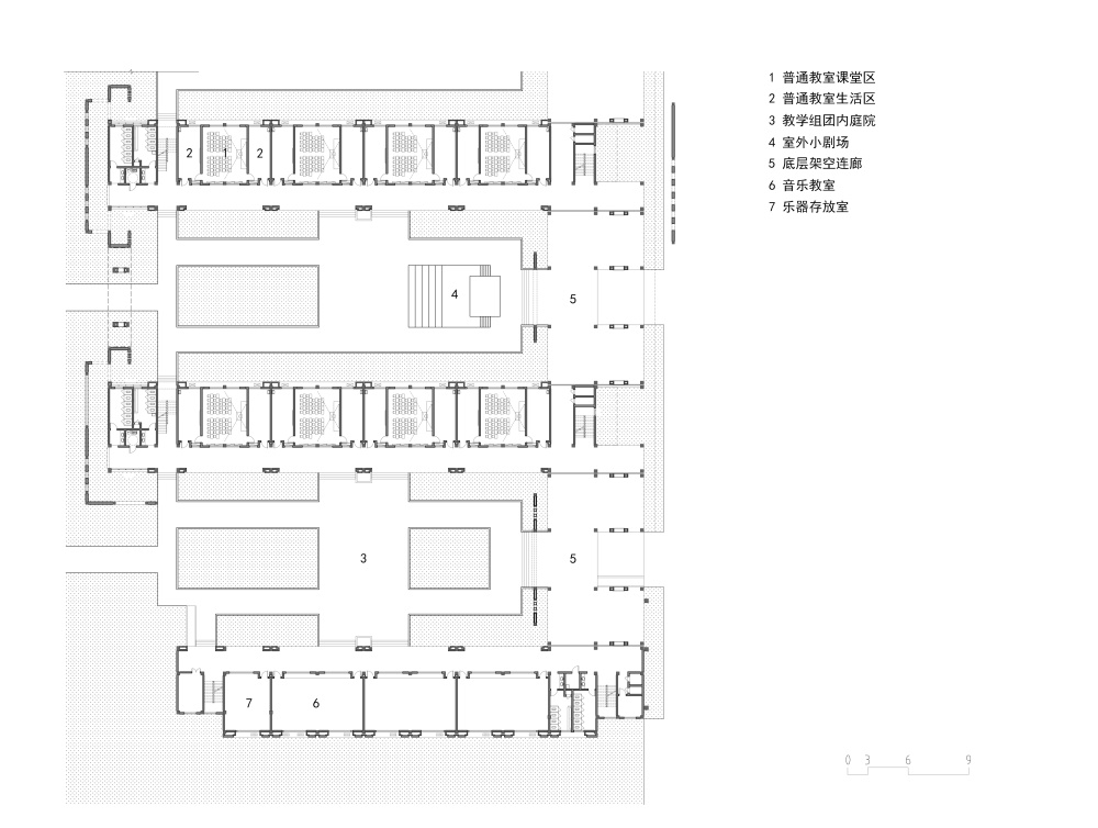 小学校园设计，江苏溧阳，小学，校区，浙江大学建筑设计研究院