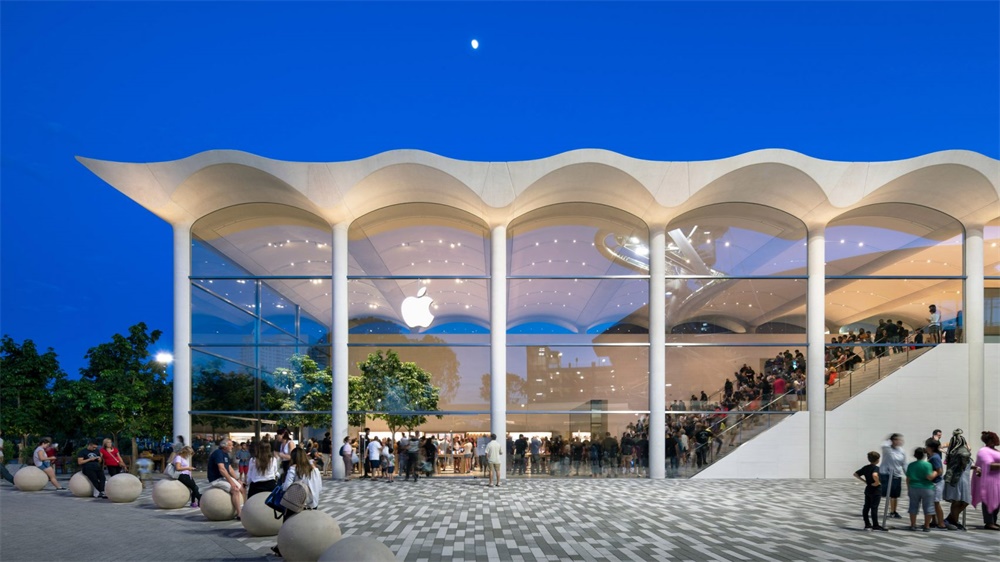 商业空间，苹果店设计，手机体验店，Apple Store，Foster + Partners