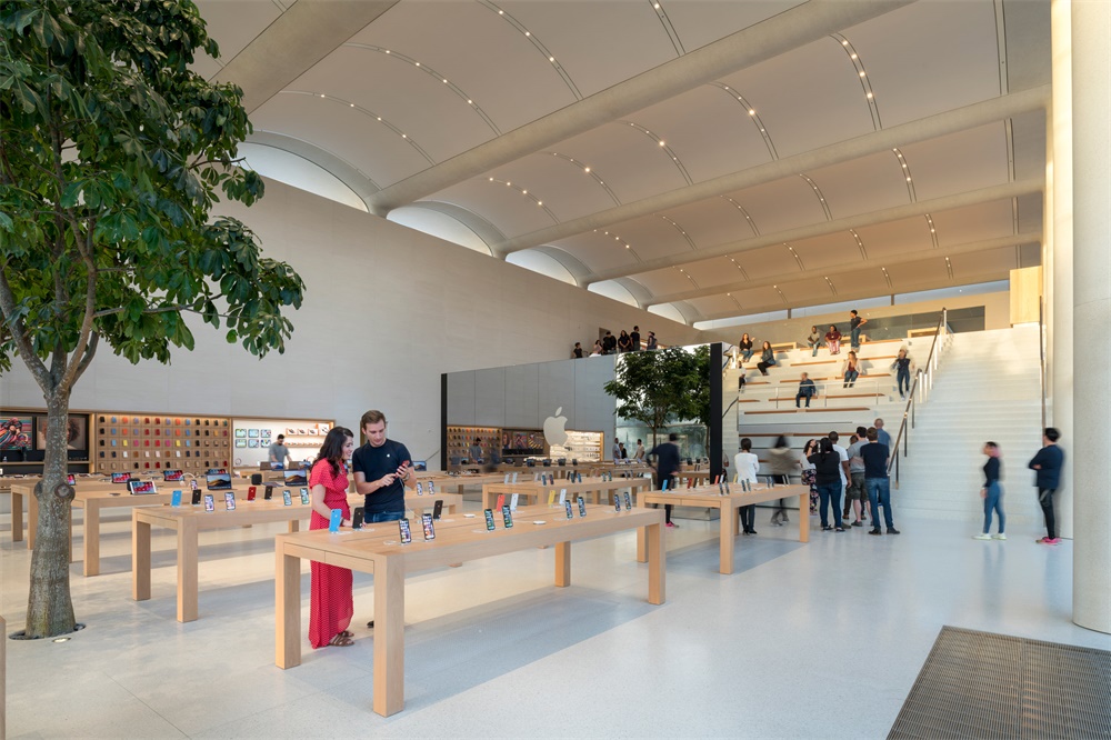 商业空间，苹果店设计，手机体验店，Apple Store，Foster + Partners